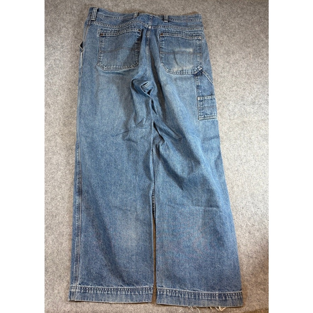 Vintage Wide Leg Carpenter Sonoma Jeans Mens Blue Denim Baggy y2k Skater 38x32